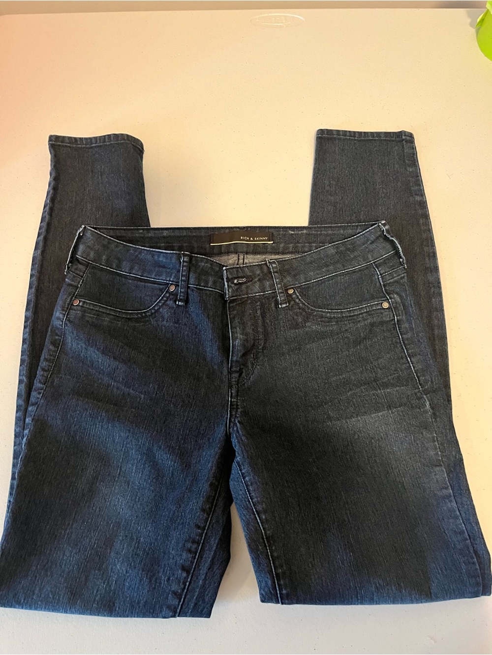 Rich & Skinny Women's Dark Indigo Skinny Jeans